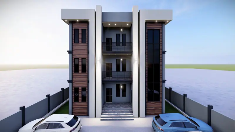 Herstelling Apartment Building — 3D view