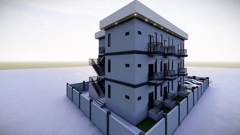 Herstelling Apartment Building — view 3