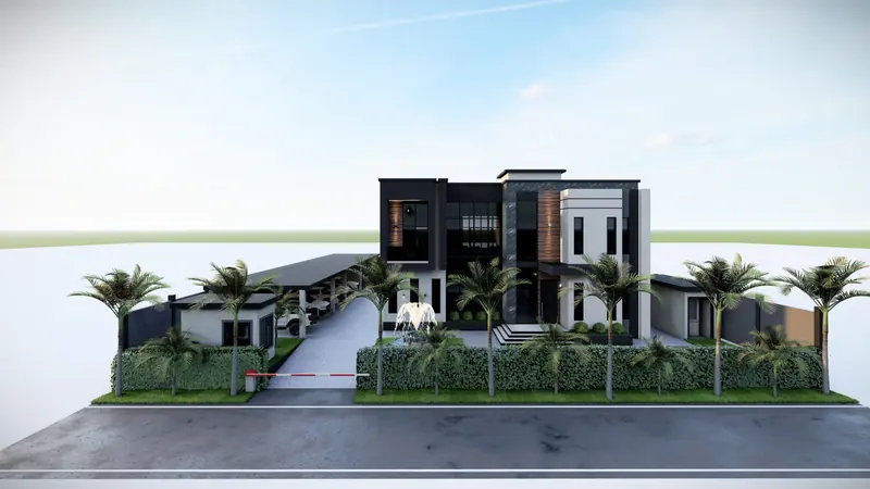 Peter's Hall Residence II — 3D view
